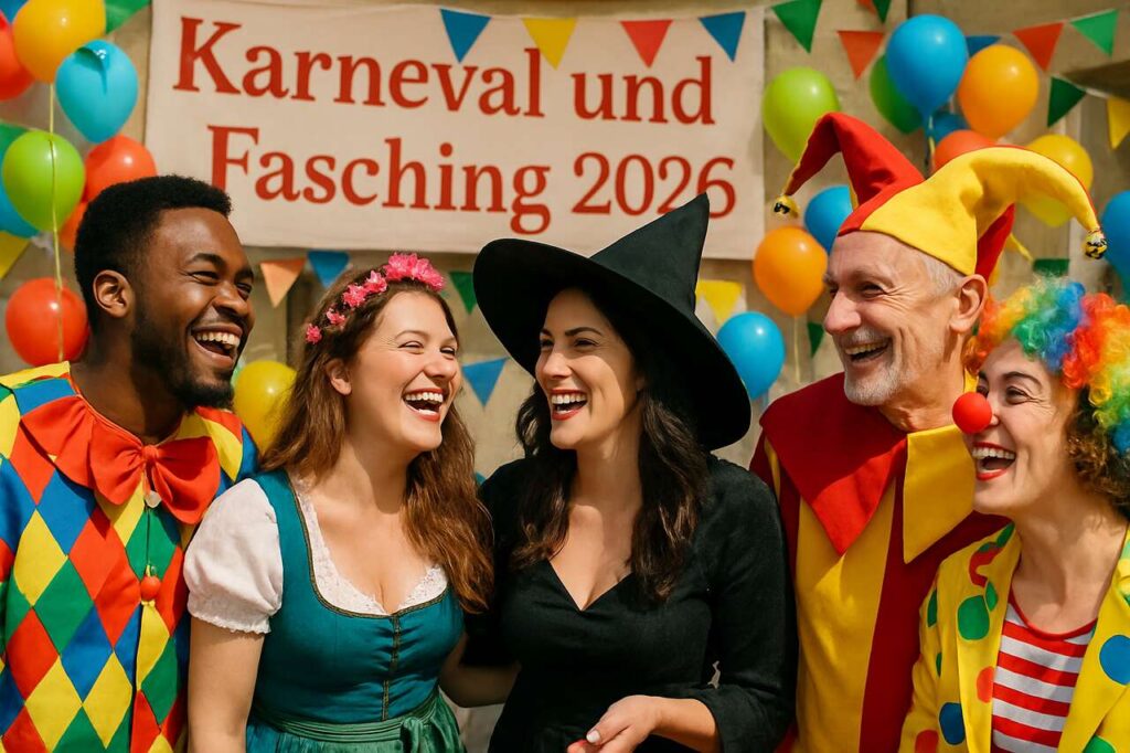 Karneval und Fasching 2026: Die 10 einfachsten Last-Minute-Kostüme