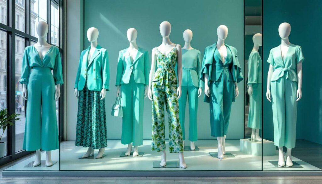 Türkis liegt im Frühjahr/Sommer 2026 im Trend – so wird die Farbe kombiniert